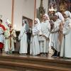 Grundschüler spielten in Tauberbischofsheim Szenen aus dem Leben der heiligen Lioba, der Schutzheiligen der Stadt. An diesem Samstag wird das Liobafest gefeiert.