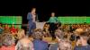 *"Frag das Grünen-Spitzenduo“* mit Katharina Schulze und Ludwig Hartmann in der Posthalle Würzburg. Foto: Dita Vollmond