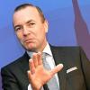 Der Vorsitzender der Europäischen Volkspartei (EVP) und CSU-Vize Manfred Weber
