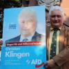 Christian Klingen ist Vorsitzender des AfD-Kreisverbandes Kitzingen-Schweinfurt, im AfD-Bezirksverband Unterfranken, Mitglied im Landesvorstand Bayern – und mit einem Bein im Landtag.