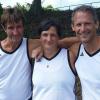 Schwarzenaus nordbayerische Meister der Senioren-Leichtathleten (von links) Ludwig Hölzlberger, Susanne Lach und Lars Hauk.