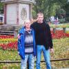 Das erste Treffen von Vater und Sohn: Andreas Laake und Marko in Leipzig.