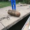 Brisante Funde im Niedrigwasser