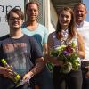 Maxim Karpeljuk und Selina Wambach schlossen ihre Prüfungen erfolgreich ab und beginnen bei Marcapo mit ihrer Festanstellung einen neuen Lebensabschnitt. Ausbilder Ingo Schmidt und Marc-Stephan Vogt aus der Geschäftsführung freuen sich über den Erfolg.