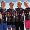 Das Triathlon-Frauenteam des SV 05 Würzburg: (von links) Sarah Karollus, Lara Pröschl, Miriam Sauerwein und Raphaela Schmitten.