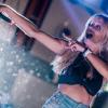 Partykönigin Mia Julia tritt in Fuchsstadt auf.