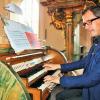 Der in Heugrumbach aufgewachsene Stiftsmusikdirektor in Tübingen, Frank Oidtmann, gab in Arnstein ein Benefizkonzert.
