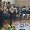 50 Jahre Musikverein Waigolshausen: Dazu gab es ein Gemeinschaftskonzert mit den Theilheimer Musikanten. Witterungsbedingt wurde es vom Dorfplatz vor der Kirche in die Mehrzweckhalle verlegt.