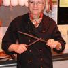 Wetzt für das schnellste Huhn der Welt die Messer: Innungsobermeisterin Beatrix Warmuth