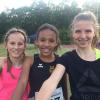 Schnelles Trio: (von links) Nelly Oswald, Julie Denkey und Annika Scheller.