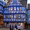 Das zum Grafschaftsmuseum gehörende „Blaue Haus“ wurde 1593 mit Smalteblau gestrichen.