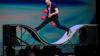 TJ Wheels aus Berlin begeisterte beim Varietéfestival in Sennfeld mit seiner Jonglage auf Rollschuhen in der Halfpipe.