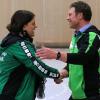 Treffen sich bei der Deutschen vermutlich wieder: Trainerin Tanja Nedderhof (Helpup) und Trainer Ludwig Rumpel (Schraudenbach).