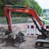 Am Grottensee haben die Arbeiten zur Errichtung eines Wassertretbeckens begonnen.