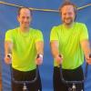 Die Bezirksligameister: Soli Schweinfurt 1 mit Michael Müller (links) und Gerd Benz.