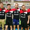 Meister der Bayernliga Nord wurde TSV Bad Königshofen II mit (von links): Leon Sick, Tizian Bauer, Lukas Schwarz, Christoph Schüller, Marcin Miszewski. Filip Zeljko und Akito Itagaki. Es fehlen Josef Ort und Camilo Cordero.