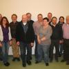 Maximilian Bernetzki von der Iphöfer Wasserwacht (von links), Bürgermeister Herbert Volkamer und Ausbilder Andreas Maurer freuen sich mit Christina Bergmann, Werner Wintzheimer, Friedrich Kraft, Michael Auer Burkhard Buchfelner, Erni Kraft, Ingo Bergmann, Thomas Käufer, Alexandra Käufer, Gerd Fuchs, Irene Hartmann und Hans Hartmann, die die Prüfung zum Deutschen Rettungsschwimmerabzeichen in Silber bestanden haben.
