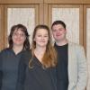 Mit einer neuen Führungsriege im musikalischen Bereich sowie in der Vereinsführung geht die „Niederläurer Blasmusik“ in die Zukunft. Als Vorsitzende führt künftig (von links) Sandra Seubert die Musikanten an, unterstützt von der stellvertretenden Vorsitzenden Jacqueline Schmitt, als Dirigent gibt Johannes Schmitt den Takt vor.