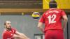 Gelungene Annahme von Christopher Kern (links): Florian Schüller (rechts) und die anderen „Turner“ schlagen auch in der kommenden Saison in der Landesliga auf.