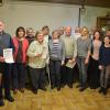 Gründungsmitglieder und Vorstandsmitglieder des Sankt-Georgs-Vereins Reichmannshausen: Gottfried Räth (von links), Margot Grabinger, Herbert Räth, Antonia Klopf, Sonja Räth, Erna Winzig, Lothar Achtmann, Lothar Füglein, Hubert Blum, Yvonne Schulz, Herbert Saal, Vorsitzende Elke Suhl, Stefanie Walter Katharina Fingas.