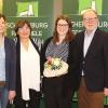 Sehen gute Perspektiven für die Festspiele in Gemünden (von links): Fördervereinsvorsitzender Helmut Kraft, Geschäftsführerin Julia Kiefer, Stellvertretende Vorsitzende Festspielverein, Manuela Rubenbauer, scheidende Geschäftsführerin Friederike Möbus,Vorsitzender Festspielverein, Hans Michelbach sowie Intendant und Künstlerischer Leiter Peter Cahn.