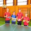 Erfolgreich bei der Jugendmeisterschaft des VfL Kleinlangheim waren Christian Sterk (von links), Moritz Sterzbach, Maximilian Hertwig, Max Gebert.