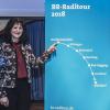 Endstation Marktheidenfeld: Bürgermeisterin Helga Schmidt-Neder freut sich auf die BR-Radltour, zusammen mit Wolfgang Slama (links) und BR-Tour-Direktor Markus Riese.
