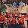 Die „Flotten Sohlen“ brachten mit ihrer Performance den Saal zum Toben. Die „Sumoringer“ und die „Geishas“ riefen so große Begeisterung hervor, dass sie erst nach zwei Zugaben verabschiedet wurden.