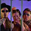 In „Das große Bestarium“ auf der Bühne der Theaterwerkstatt: (von links) Thomas Lazarus, Christina von Golitschek und Hermann Drexler.