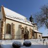 Mit oder ohne Schnee ist die Wallfahrtskirche Maria im Weingarten ein Ort, der Touristen anzieht. Im Winter ist eine Besichtigung allerdings nur mit einer Führung möglich.