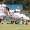 Viel mehr geht nicht: Nach Welt- und Europameisterschaft gewinnt Fabian Sagstetter mit der deutschen Faustball-Nationalmannschaft Gold bei den World Games.