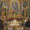 In der Pfarrkirche St. Martin in Merkershausen zelebrierte Pfarrvikar Paul Mutume den Gottesdienst in der Heiligen Nacht.