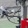 Äußerste Präzision: Die neue Badminton-Ballwurfmaschine für den TV Bad Mergentheim.