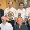 Hochklassisch: „Capriccio Brass“ spielte in Arnstein: Tilman Faber (von links), Alexander Kneuer (beide Trompete), Martin Krebs (Horn), Karlheinz Brand (Posaune), Karl-Heinz Sauer (Orgel und Bassposaune), Jürgen Dotzauer (Tuba) und Alexander Boulatov (Pauken).