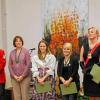 Verdiente Mitglieder wurden beim Kommersabend des Frankenwinheimer Karnevalsvereins ausgezeichnet: (von links) Susanne Förster, Christian Strobel, Andrea Helbig, Annika Elflein, Stefanie Strobel, Katja Hohmann, Barbara Helbig-Holzinger und in der Bütt der Präsident des FEN Unterfranken, Heiko Förster. Auf dem Bild fehlt Hermann Blattner.
