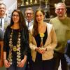 Stettens Königshaus: Stolz zeigten sich (vorne von links): Luca Sillmann  (2. Jugend-Ritter), Schützenkönigin Annabell Heim, Jugend-Schützenkönigin Elena Heim und 1. Jugend-Ritter Simon Zink, die vom zweiten Bürgermeister Dietmar Zink (hinten rechts) und den Schützenmeistern Andreas Heim (hinten links) und Roland Haag begrüßt wurden.