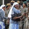 Sicherheitskontrollen während des Papstbesuchs in Nairobi.