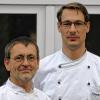 Sternenköche: Hermann Laudensack und sein Küchenchef Frederik Desch.