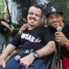 Starker Auftritt: Christian Schmitt (links) und Frederick "Freddy" Calloway beim Konzert der Band Mosaik Mitte September in Ochsenfurt. Am Samstag sind die beiden bei "Das Supertalent" im Fernsehen zu sehen. Links hinten im Bild Sängerin Steffi List, die Mosaik seit der Gründung begleitet.