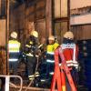 Beim Brand der Lagerhalle in der Straße „Am Jakobsbach“ in Randersacker im September wurden Asbestfasern freigesetzt.