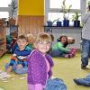 Gut aufgehoben: Im Abersfelder Kindergarten fühlen sich die Kinder seit 40 Jahren wohl.