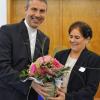 Dank: Dekan Matthias Büttner verabschiedete Ingrid Mäckler aus ihrem Amt als Vorsitzende des Missions- und Partnerschaftsausschusses.