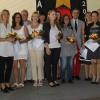 Ausgezeichnet: Preisträger der Berufsfachschule Halma mit Lehrern und Ehrengästen. Im Bild (von links) Volker Weber, Silke Schübel-Büttner, Lena Büttner, Martina Ferstl, Manuela Markovic, Peter Motsch, Winnie Sharifi, Elke Peter, Magdalena Scheer, Jana Späth, Lisa Englert, Muchtar Al Ghusain, Leonie Diktritis, Nicole Müller, Christine Braun, Andrea Pfeuffer, Andrea Knöchel, Anna-Lena Löser und Alexandra Christoph.