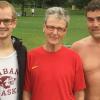Grund zur Freude: Mit guten Leistungen warteten die Kitzinger Schwimmer Andre Baumann, Dietlind Weise und Björn Schreyer (von links) bei der bayerischen Meisterschaft in Fürth auf.