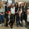 Kreative Auseinandersetzung mit der Geschichte: Die Schüler des Projektseminars mit ihrem Lehrer Ivo Hawlitschek (unten rechts).