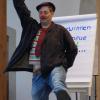 Kirche und Komik: Marcus Schneider, alias Kirchenclown Pascal, brachte bei seinem Auftritt im Sommerhäuser Sonntagsgottesdienst Glauben und Clownerie auf einen Nenner.