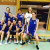 Die Nummer drei in Deutschland – die Ü-35-Basketballerinnen der TG Würzburg: (hinten von links) Nadine Neumann, Simone Hohmann, Tina Ludwig, Sylvia Behnke sowie (vorne von links) Silke Nowitzki, Nina Samtleben, Caitlin Chiaramonte, Dörthe Leopold, Michaela Brust sowie Kirsten Soder.