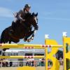 Auf dem Sprung: Die nächsten Tage ist es in Detter vorbei mit der Beschaulichkeit beim Stelldichein der Reitsport-Elite auf dem Reiterhof Rhön. Foto: jüs