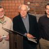 Wiedergewählt: Bernhard Brückner, Friedrich Heidecker und Jürgen Scherer bleiben an der Spitze des Träger- und Fördervereins ehemalige Synagoge Obernbreit.