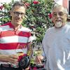 Wechsel nach 32 Jahren: Werner Probst (rechts) und sein Nachfolger als Kellermeister im Iphöfer Weingut Wirsching, Dr. Klaus-Peter Heigel.